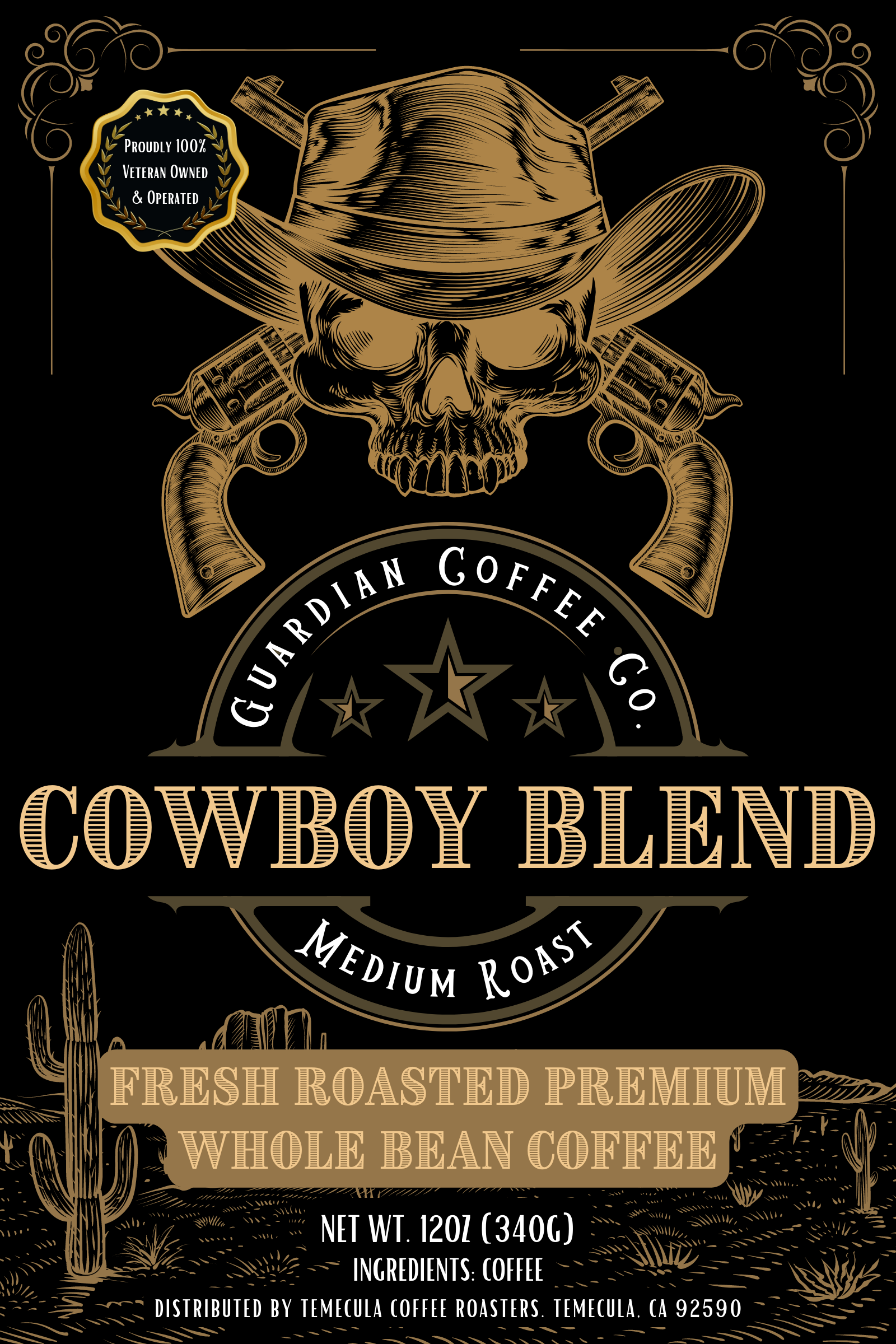 coffee-similar-to-black-rifle cowboy-blend-label